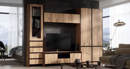 Комод большой Бостон, дуб Вотан 