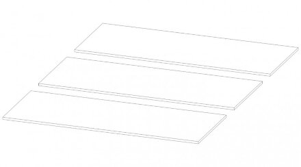 Кровать Бостон, дуб Вотан 