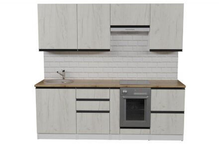 Кухонный гарнитур Амели компакт, 220 см  